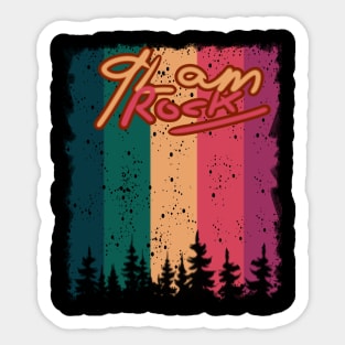 Glam rock Sticker